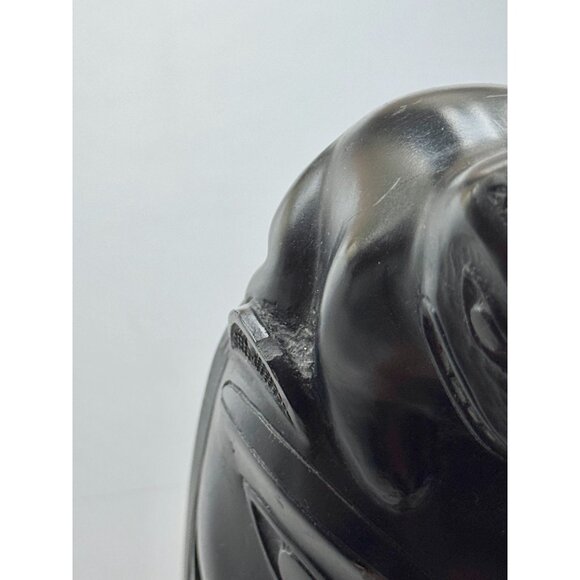 Vintage 70's BOMA CANADA Indigenous Northwest Haida Black Resin Totem Bookends - Picture 6 of 15